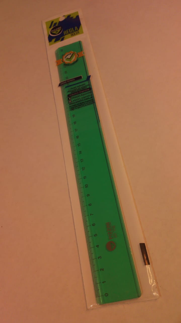 Regla PIZZINI 30cm (VERDE)