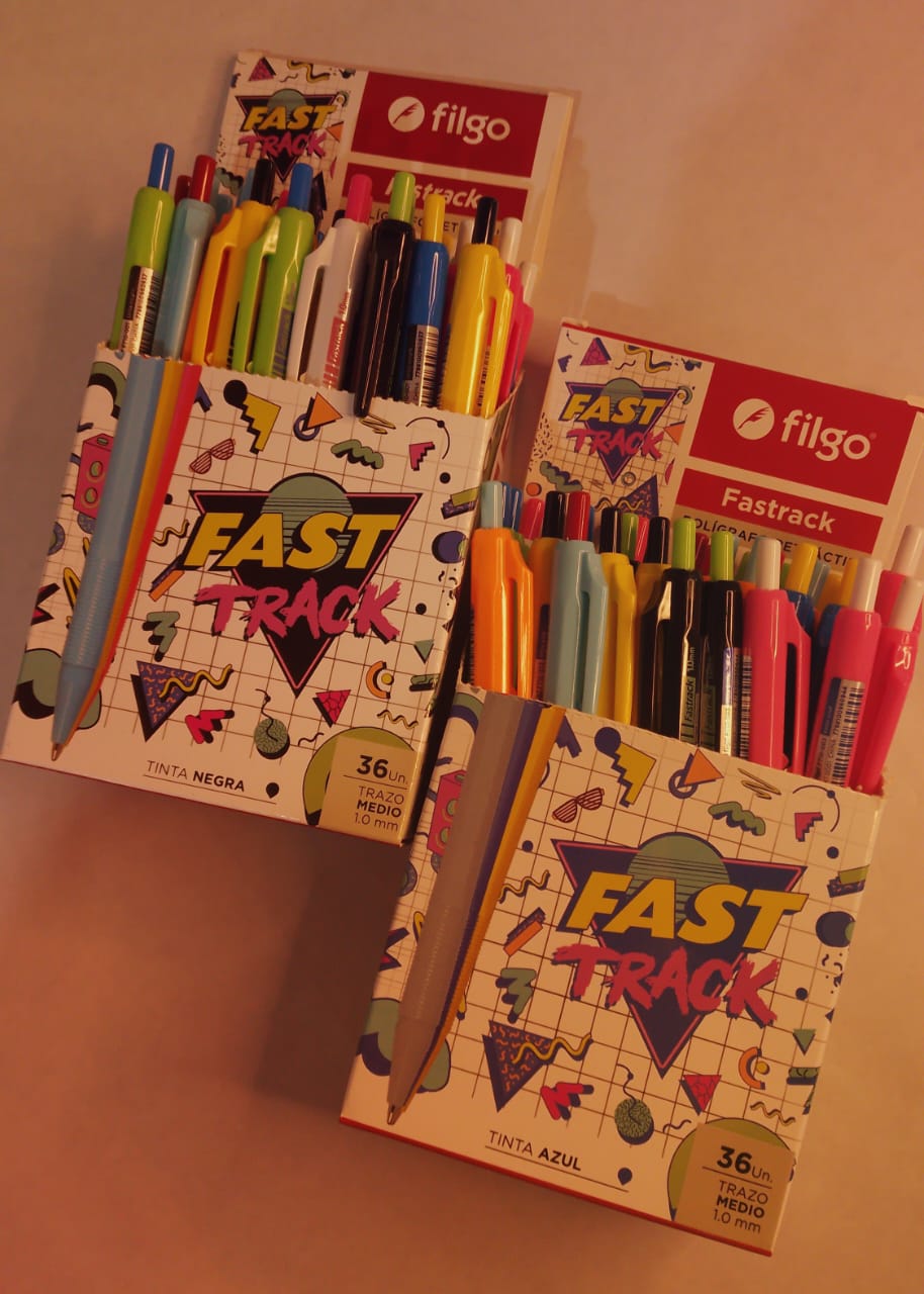 Lapicera FILGO FASTRACK Azul/Negro