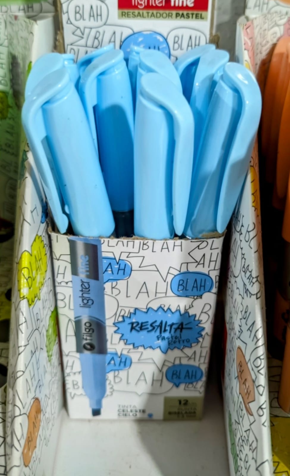 Resaltador CELESTE CIELO