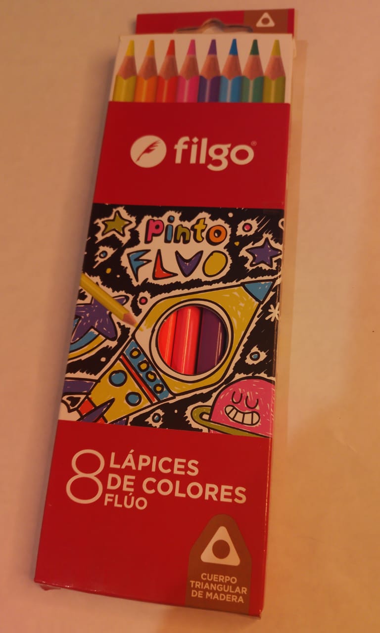Lapices FILGO x8 FLUO